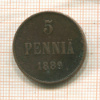 5 пенни 1889г