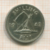 1 шиллинг. Фиджи 1943г