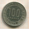 100 франков. Камерун 1972г