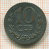 10 сантимов. Люксембург 1918г