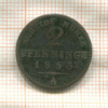 2 пфеннинга. Пруссия 1855г