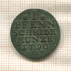 1 пфенниг. Пруссия 1790г