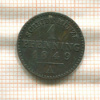 1 пфеннинг. Пруссия 1849г