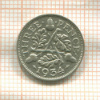 3 пенса. Великобритания 1934г
