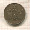 2 эре. Швеция 1914г