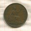 1 пенни. Великобритания 1945г