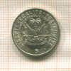 5 сантимов. Гаити. F.A.O. 1975г