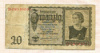 20 марок. Германия 1939г