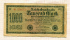 1000 марок. Германия 1922г