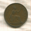 1 пенни. Великобритания 1940г