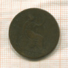 1/2 пенни. Великобритания 1886г