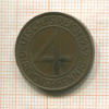 4 пфеннига. Германия 1932г