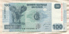 100 франков. Конго 2013г