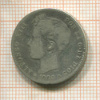 1 песета. Испания 1900г