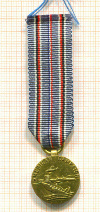 Медаль Американской Кампании. США. (Миниатюра. Фрачный вариант)