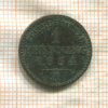 1 пфеннинг. Пруссия 1854г
