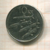 10 крон. Исландия 2008г