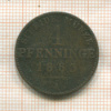 4 пфеннинга. Пруссия 1863г