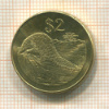 2 доллара. Зимбабве 2001г