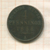 4 пфеннинга. Пруссия 1856г