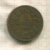 1 крейцер. Баден 1868г