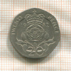 20 пенсов. Великобритания 1982г