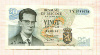 20 франков. Бельгия 1964г