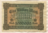 1000000 марок. Германия 1923г