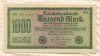 1000 марок. Германия 1922г