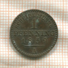 1 пфеннинг. Пруссия 1859г