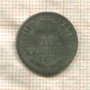 10 крейцеров. Венгрия 1870г