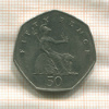 50 пенсов. Великобритания 2001г