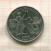 1/4 доллара. США 2000г