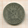 1 франк. Бельгия 1887г