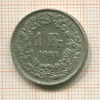 1 франк. Швейцария 1945г
