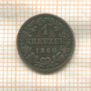 1 крейцер. Франкфурт 1860г