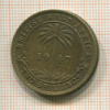 2 шиллинга. Британская Западная Африка 1947г