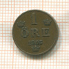 1 эре. Швеция 1905г