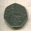 50 пенсов. Великобритания 2005г