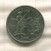 1/4 доллара. США 2000г