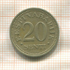 20 сенти. Эстония 1935г