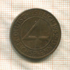 4 пфеннига. Германия 1932г