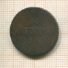 2 пфеннига. Ганновер 1842г