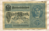 5 марок. Германия 1917г