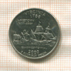 1/4 доллара. США 2000г