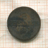 2 пфеннига. Саксония 1855г