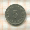 5 пфеннигов. Германия 1909г