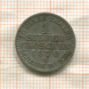 1 грош. Пруссия 1870г