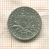 50 сантимов. Франция 1907г