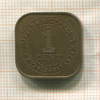 1 цент. Малайя 1940г